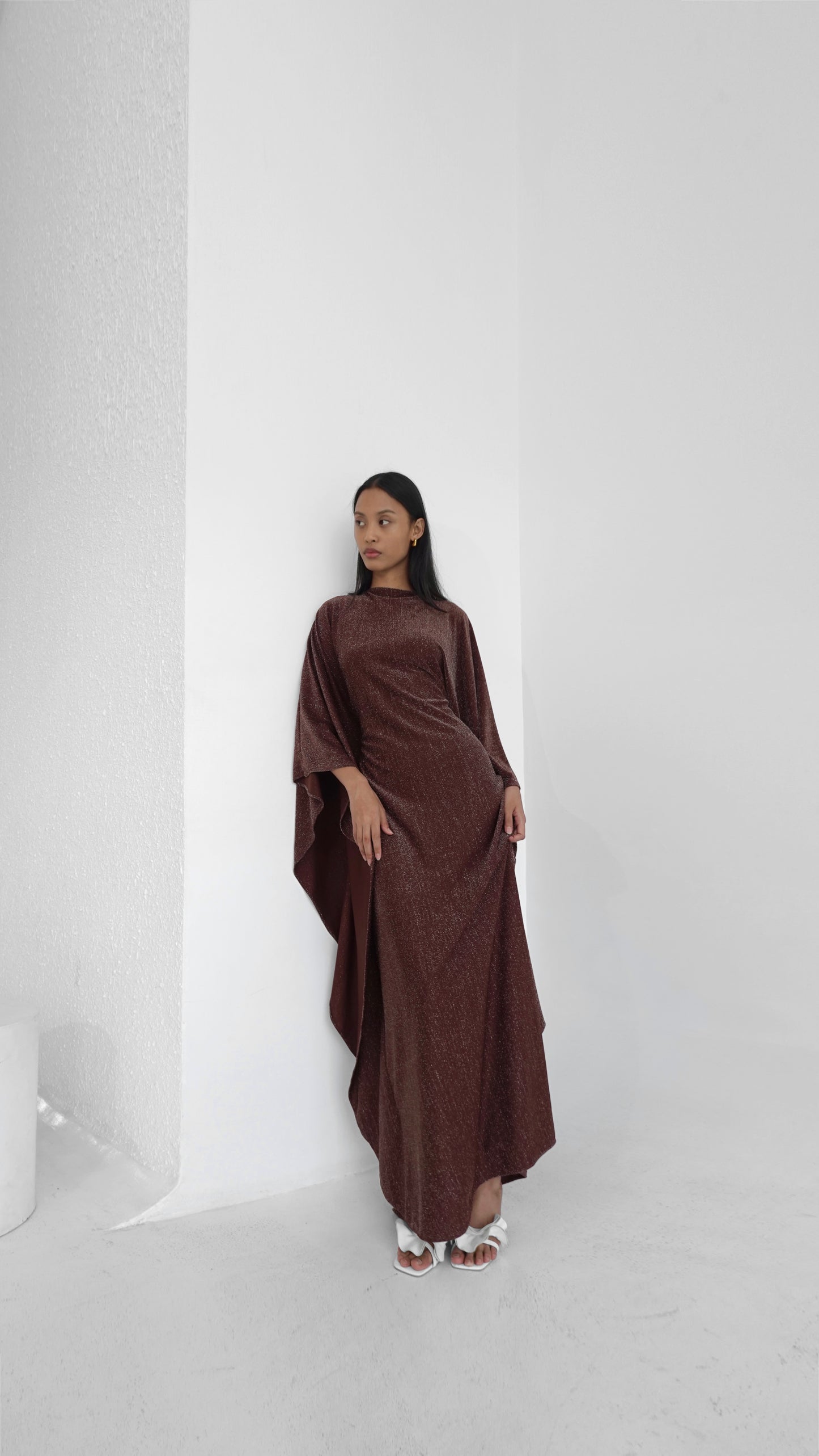 Chocolate Brown Kaftan Dress