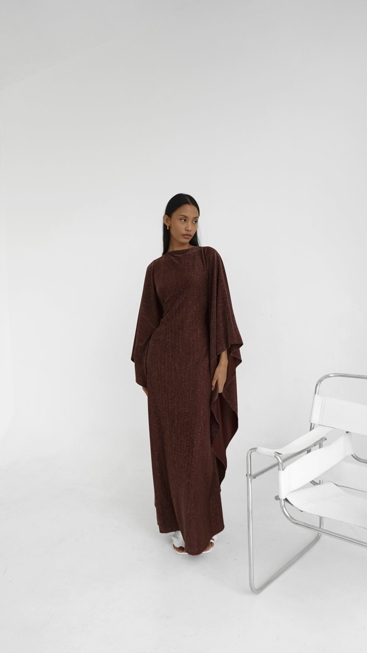 Chocolate Brown Kaftan Dress